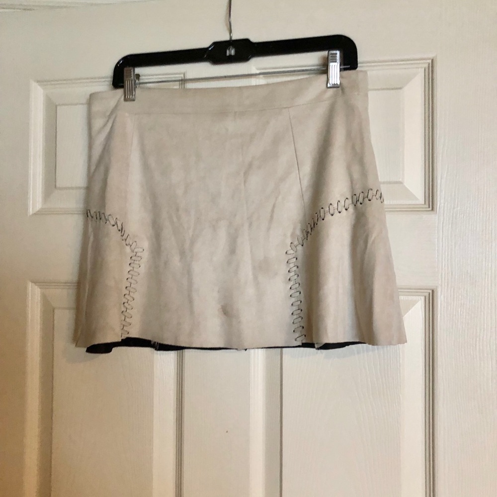 Cream skirt